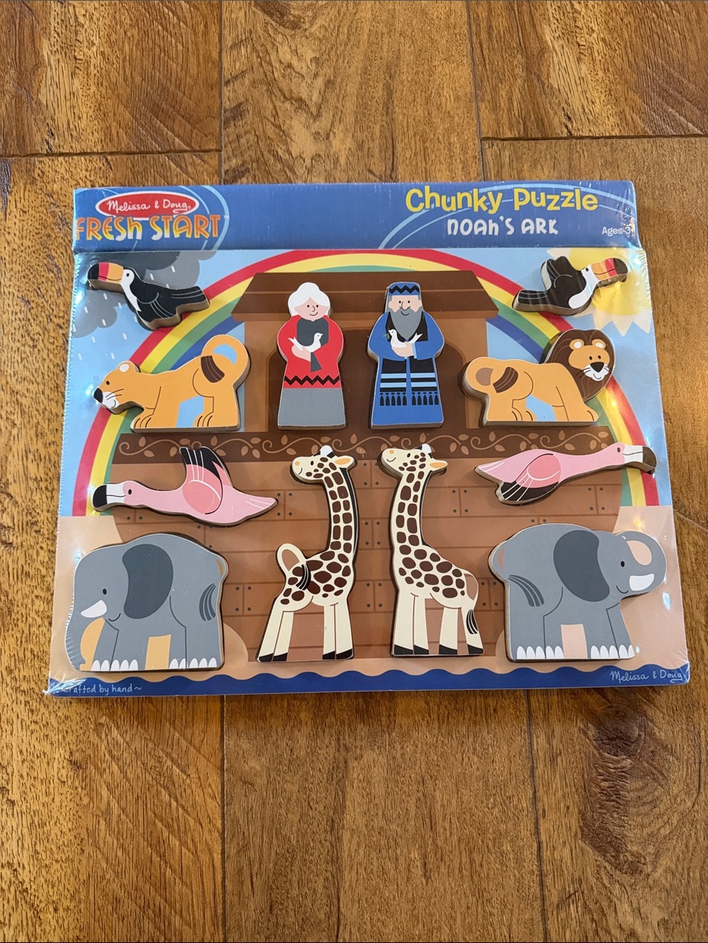 NEW Melissa & Doug Chunky Puzzle Noah’s Ark